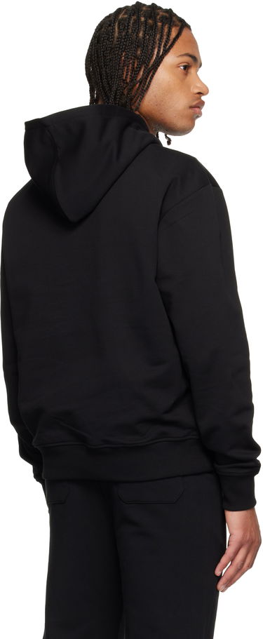 Mikina Balmain 'Balmain Paris' Writing Hoodie Čierna | FH2JR090BD27, 2