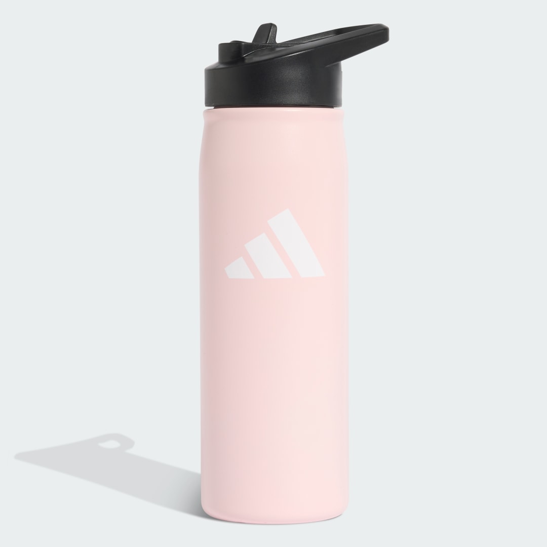 Fľaše adidas Performance Metal Bottle Straw 0.6 L Ružová | KC6411, 0