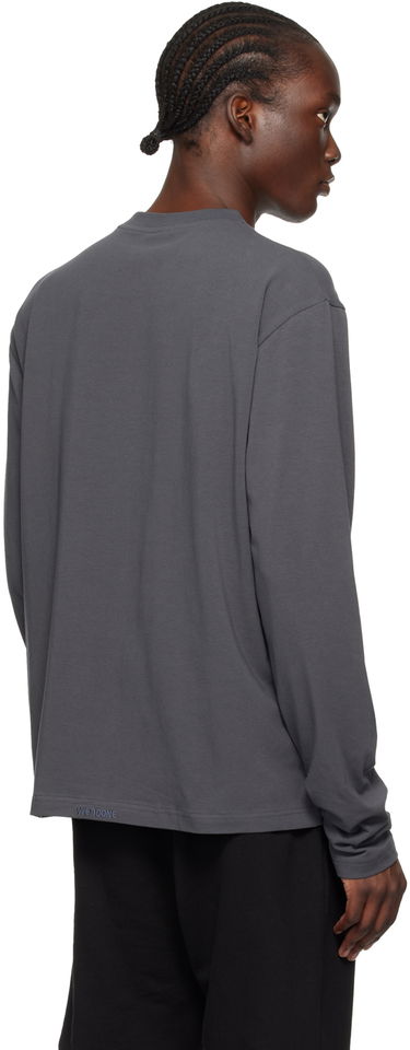 Tričko We11done Monster Long Sleeve Graphic T-Shirt Šedá | WD-TT2-24-757-U-CH, 2