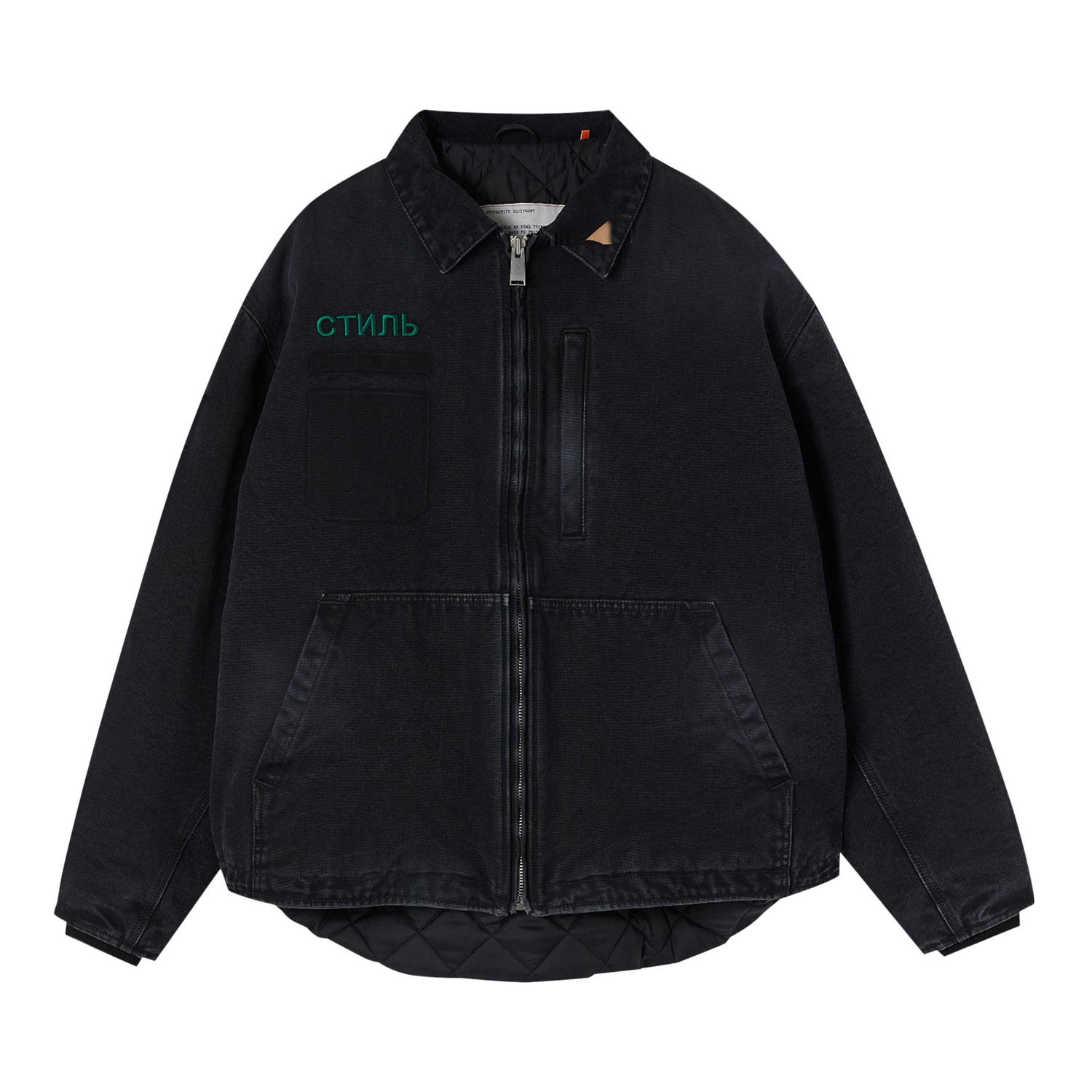 Bunda HERON PRESTON CTNMB Canvas Pockets Jacket Čierna | HMEA062F22FAB0011057, 1