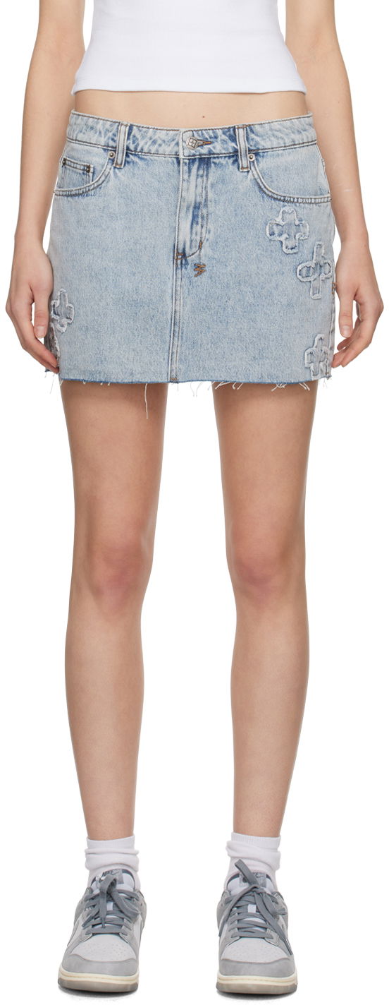 Sukňa Ksubi Ksubi Low Rider Denim Miniskirt Šedá | WPS24SK001, 0