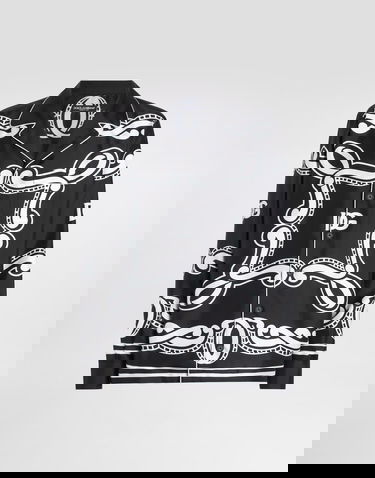 Košeľa Dolce & Gabbana Silk Shirt with Bandana Print Čierna | G5IF1THI1WFHN9RA, 0