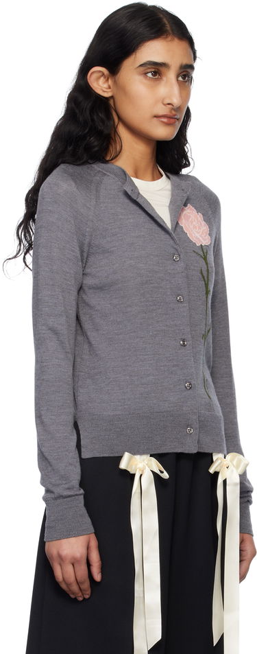 Sveter Simone Rocha Simone Rocha Carnation Cardigan Čierna | KMK17 0647, 4