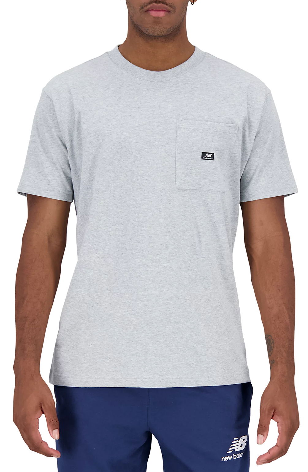 Tričko New Balance t-Shirt Šedá | mt31542-ag, 0