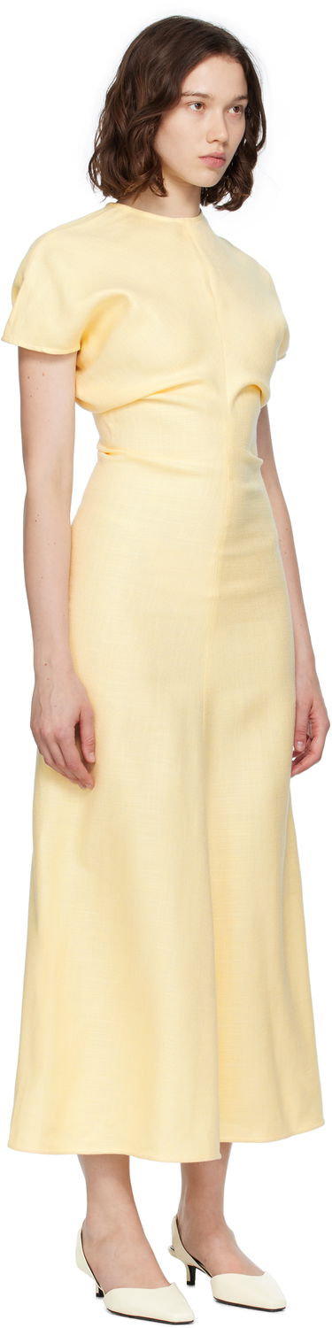 Šaty TOTEME TOTEME Slouch Waist Basketweave Midi Dress Čierna | 253-WRD1103-FB0461, 4
