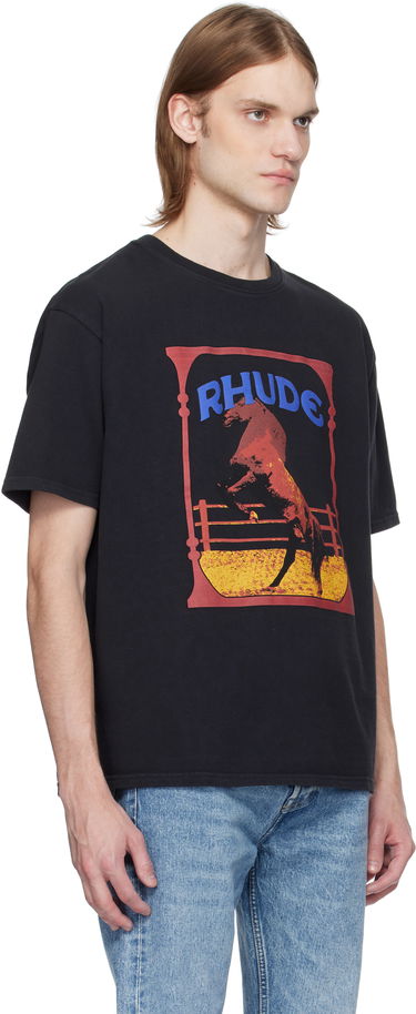Tričko Rhude Rhude Cadre Horse Graphic Tee Čierna | RHSS25TT05012, 1