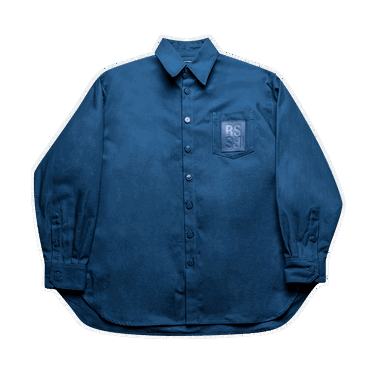 Košeľa RAF SIMONS Oversized RS Shirt Modrá | 222 M243 10080 0040, 0