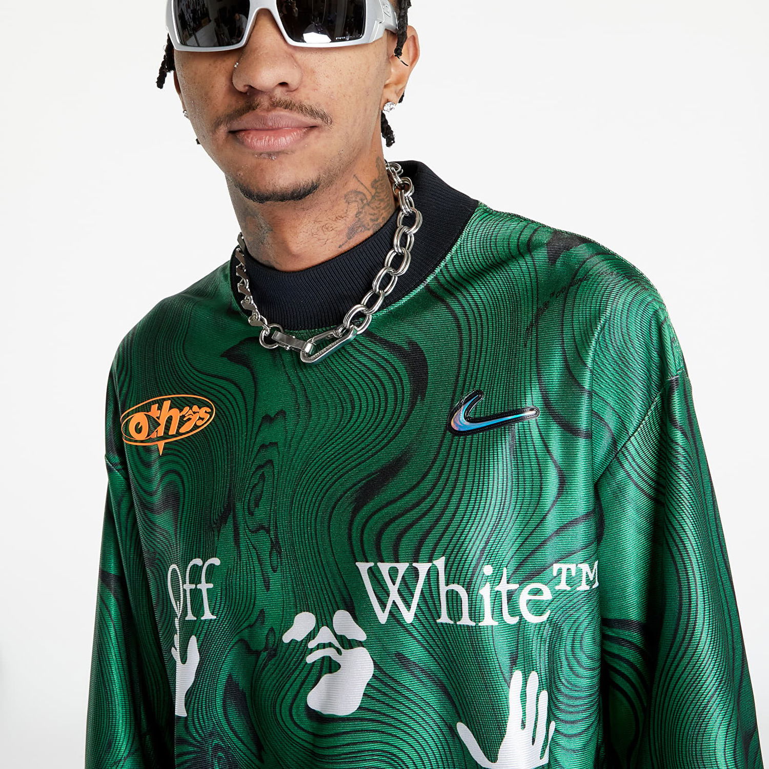 Bunda Nike x Off-White All-Over Print Zelené | FQ0997-389, 1
