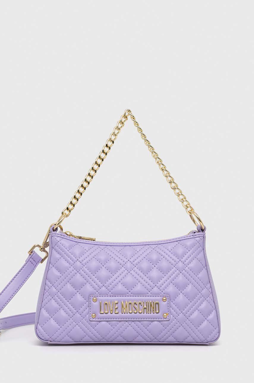 Kabelka Moschino Love Handbag Fialová | JC4135PP0GLA0651, 0