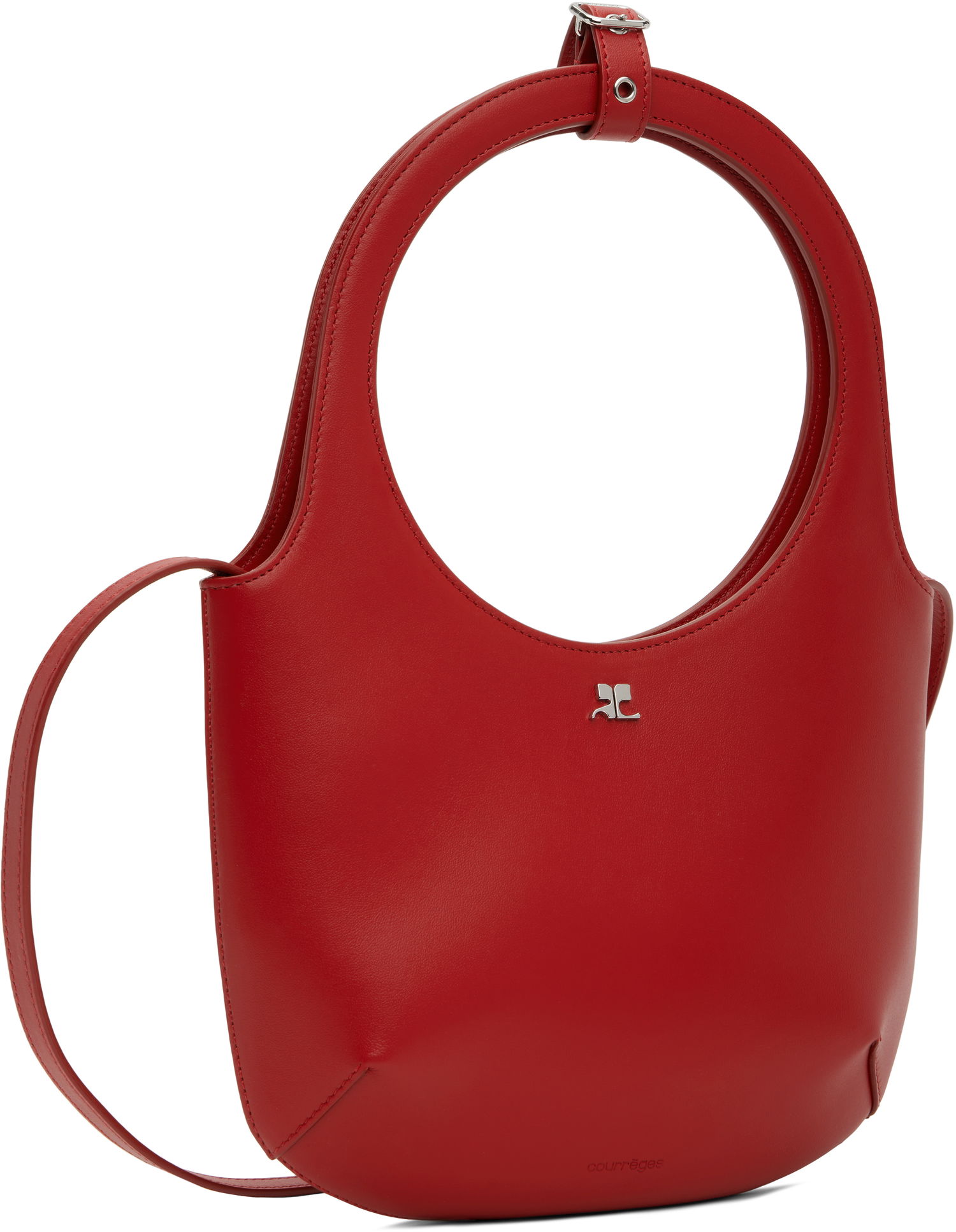 Kabelka Courrèges Courrèges Holy Leather Shoulder Bag Červená | 224GSA102CR0065, 1