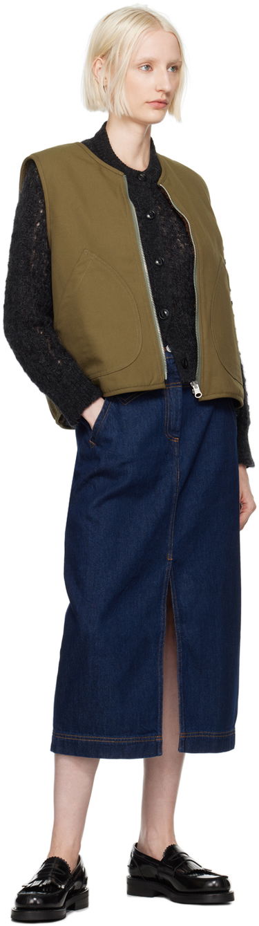 Vesta YMC Wyatt Reversible Vest Zelené | Q5XAO, 4
