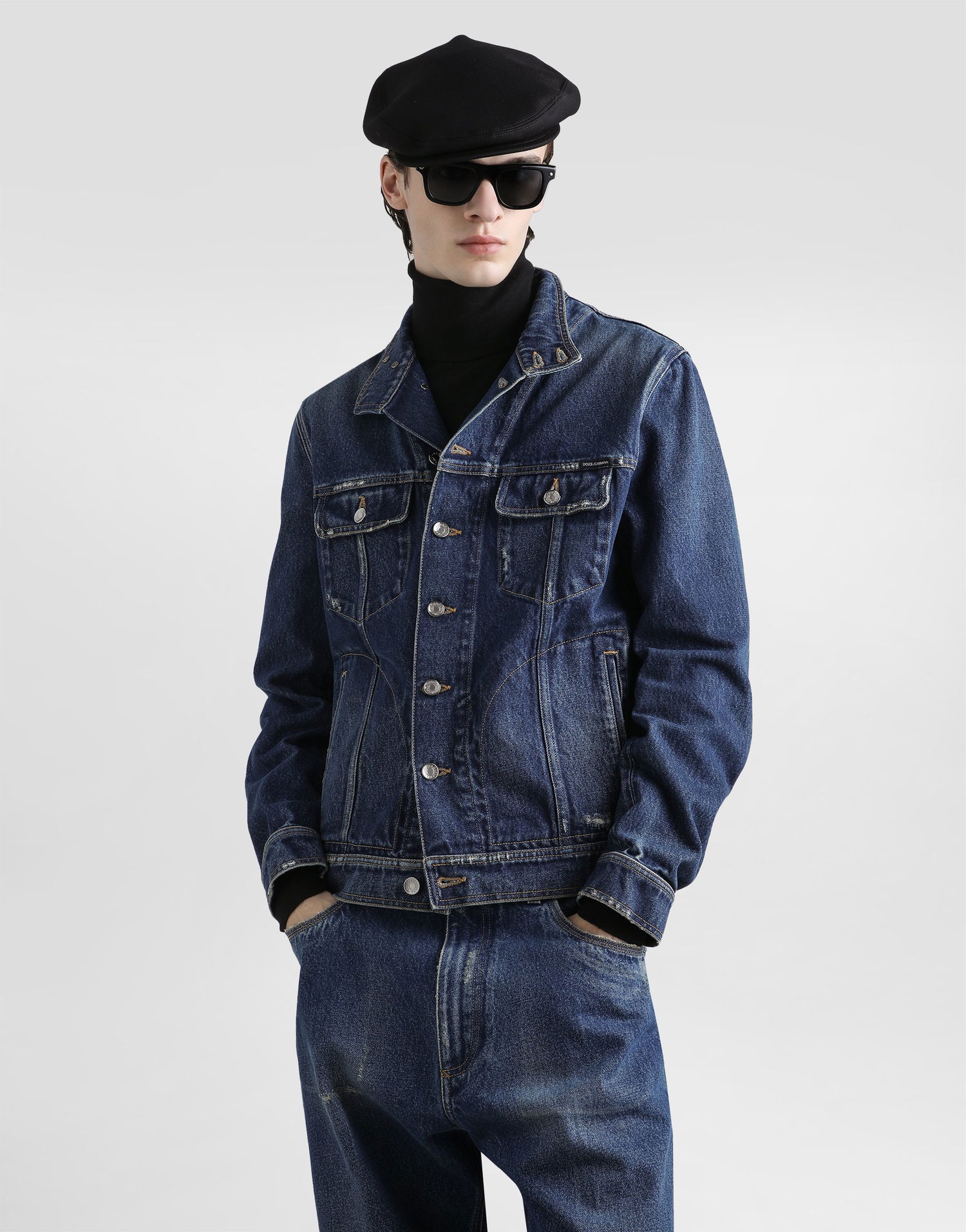 Bunda Dolce & Gabbana Dolce & Gabbana Denim Jacket Modrá | G9BRQDG8NH3S9001, 1