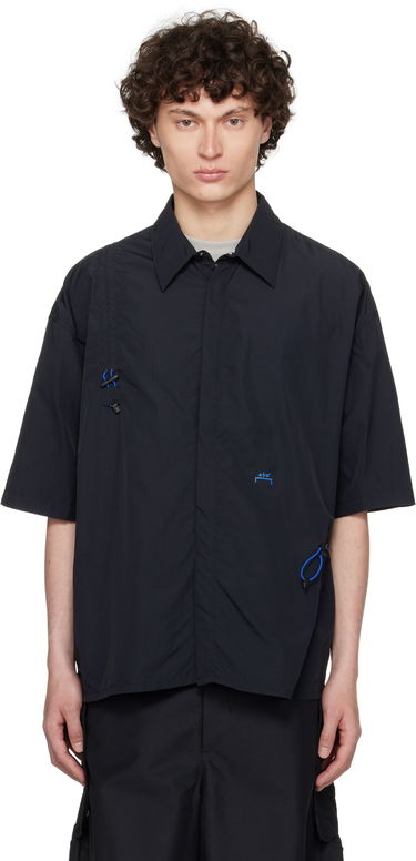 Košeľa A-COLD-WALL* A-COLD-WALL* Balfron Short Sleeve Shirt Čierna | ACWMSH166, 0