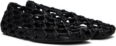 Šaty Jil Sander Jil Sander Hand-Knotted Ballerina Flats Čierna | J15WZ0027_P5810, 3