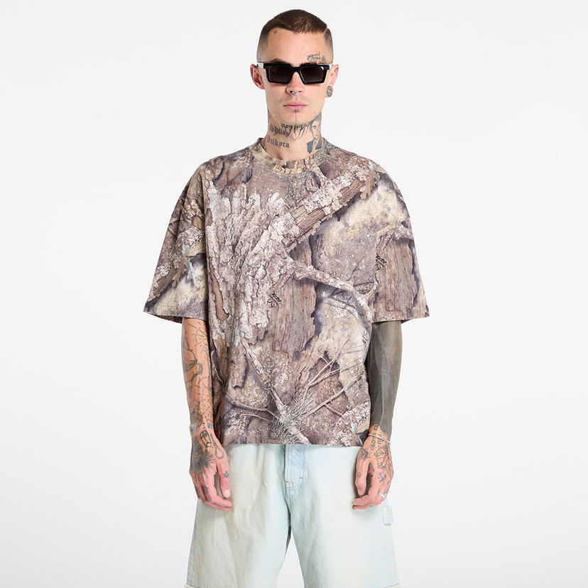 Tričko Represent Clo REPRESENT Real Tree Camo T-Shirt Hnedá | MLM100309-55