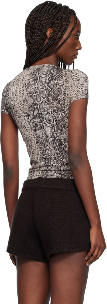 Tričko Baserange Snakeskin Print Short Sleeve T-shirt Rôznofarebný | TTBTS-CI-WI25, 2