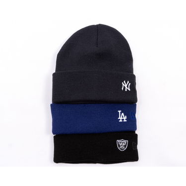 Kulicha New Era NFL Mini Logo Cuff Beanie Las Vegas Raiders One Size Čierna | 60691119, 4