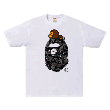 Tričko BAPE Space Camo Milo On Big Ape Tee Biela | 2F30 110 008 WHITE, 0