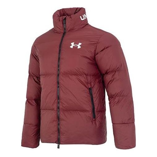 Prešívaná bunda Under Armour Logo Puffer Jacket Červená | 1375449-690