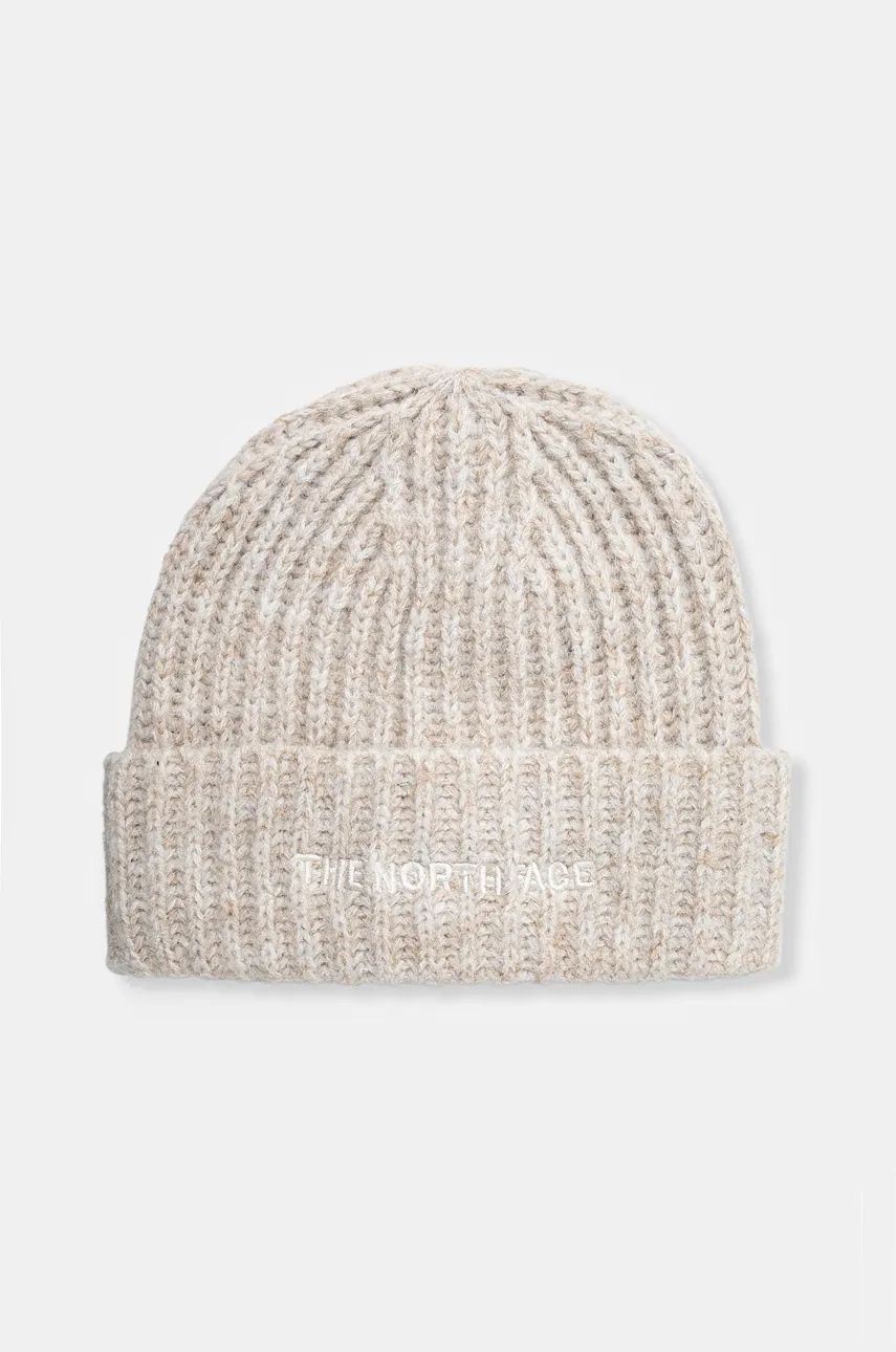 Kulicha The North Face Fohair Cabin Knit Beanie Béžová | NF0A887TQLI1, 0