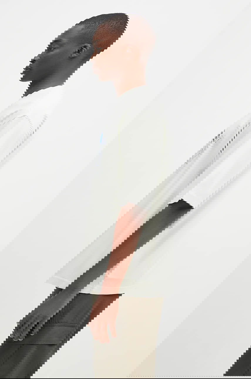 Tričko A-COLD-WALL* A-COLD-WALL* Schematic Cotton T-shirt with graphic print Béžová | ACWMTS198, 1