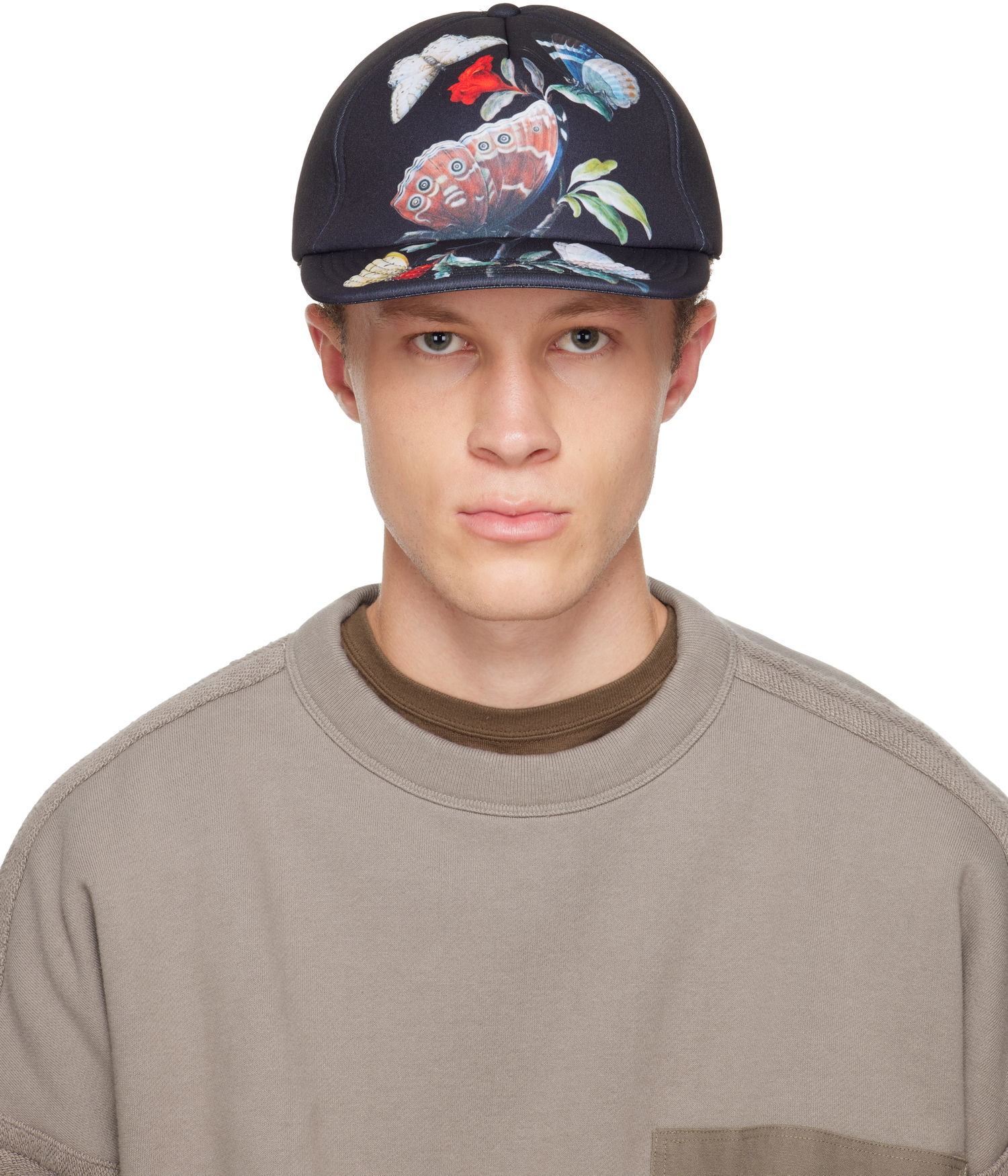 Šiltovka UNDERCOVER Butterfly & Floral Print Cap Rôznofarebný | UC2E4H04-1, 0