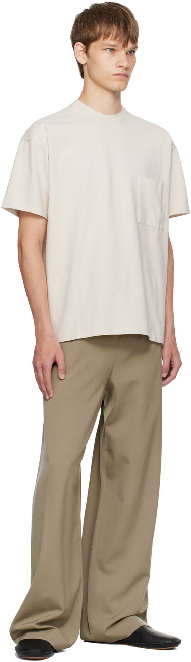 Tričko The Row The Row Niels Pocket T-Shirt Béžová | 1112-K526, 3