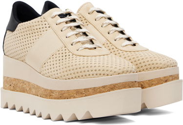 Oblečenie Stella McCartney Stella McCartney Sneak-Elyse Platform Trainers Béžová | 810542E00230, 3