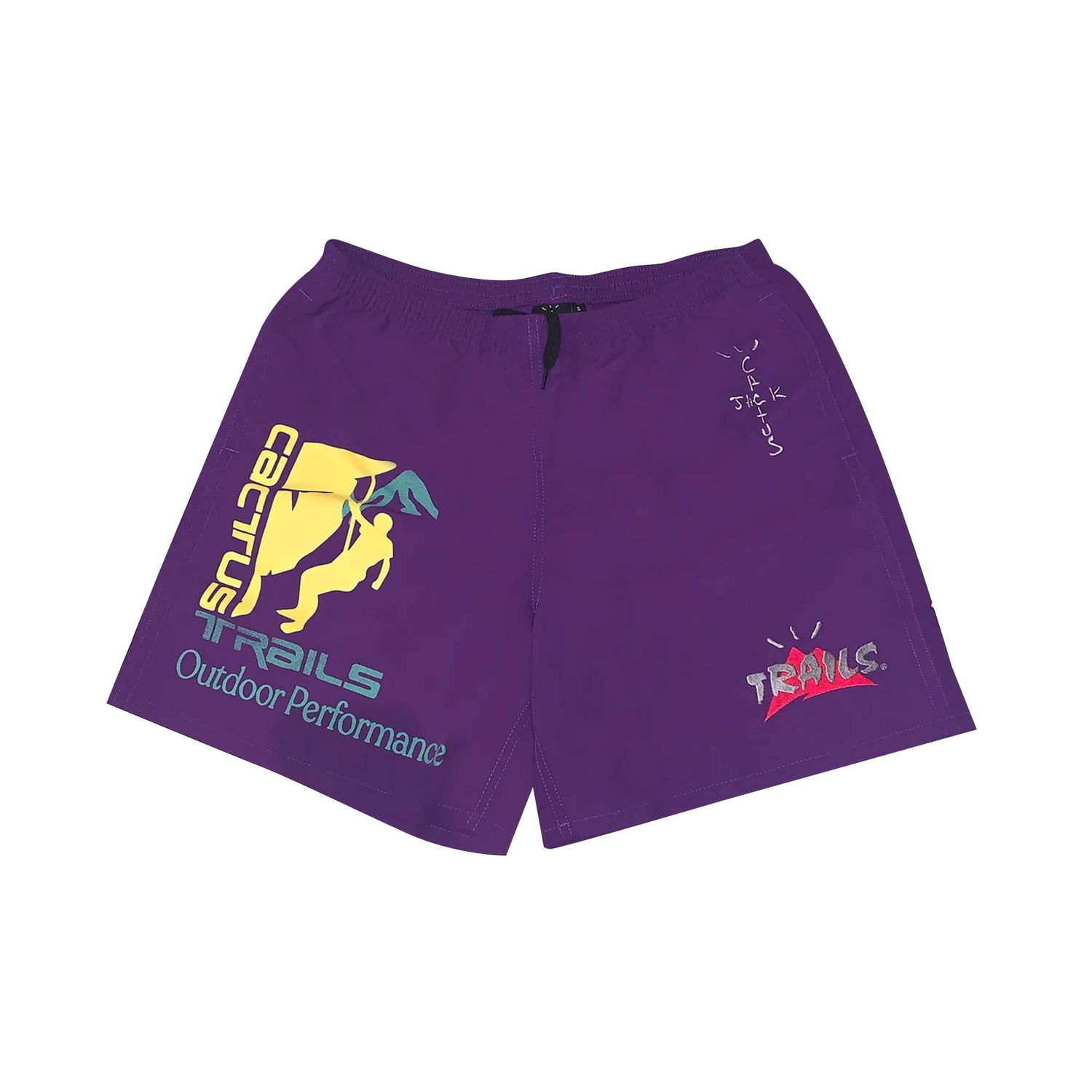 Šortky Cactus Jack by Travis Scott Climb Shorts Fialová | CJNT PS18 PURP, 1