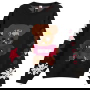 SKIMS x Cactus Plant Flea Market Teddy Bear Snow Print Crewneck Pullover