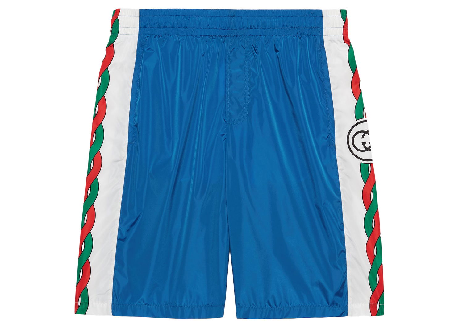 Šortky Gucci Interlocking G Print Waterproof Nylon Shorts Blue Modrá | 692722 XHAE1 4532, 0