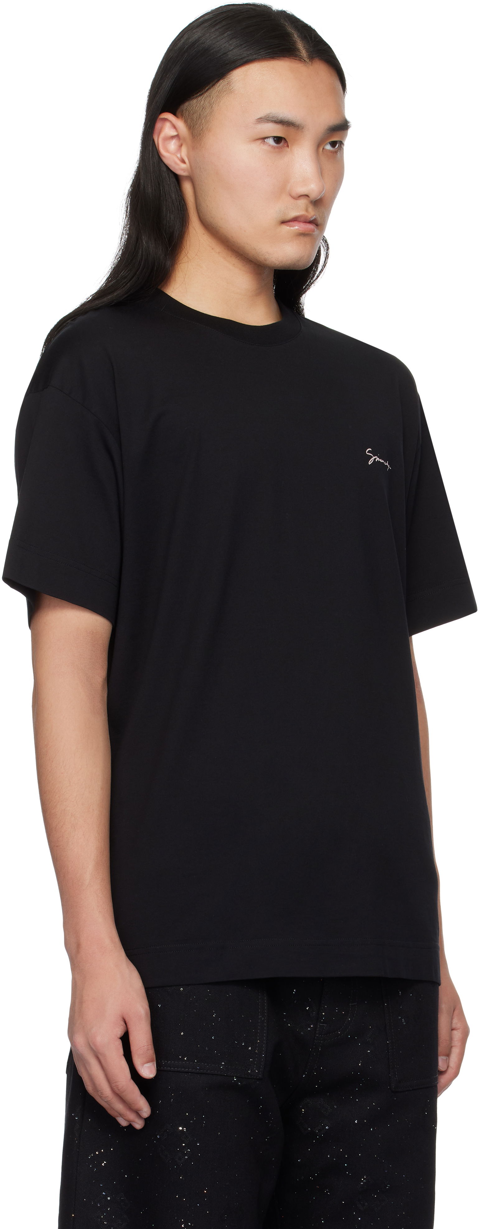 Black T-Shirt With Logo