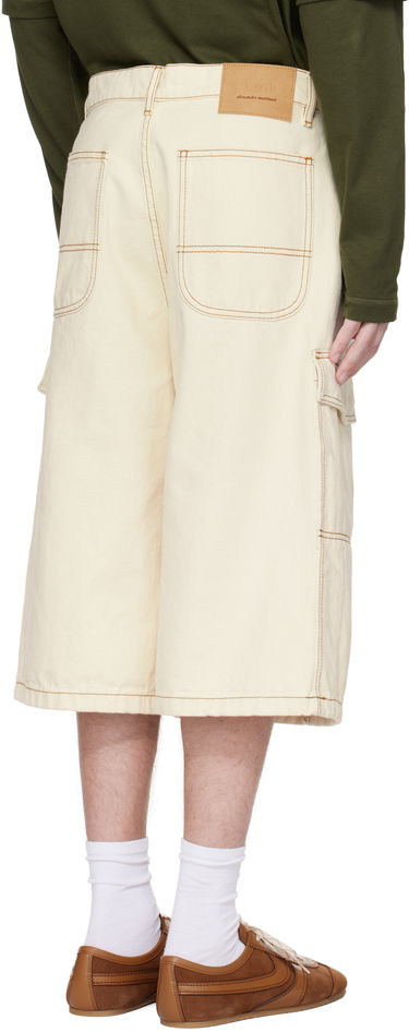 Šortky AMI AMI Paris Cotton Wide Fit Cargo Bermuda Shorts Béžová | HSO406.DE0039, 2