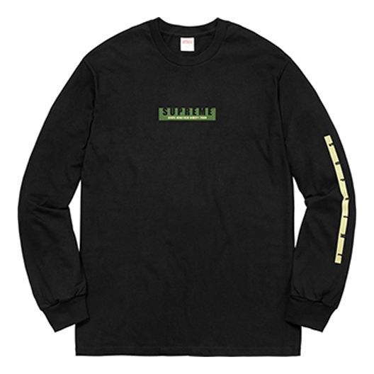 Tričko Supreme 1994 Long Sleeve T-Shirt Čierna | SUP-FW18-048, 0