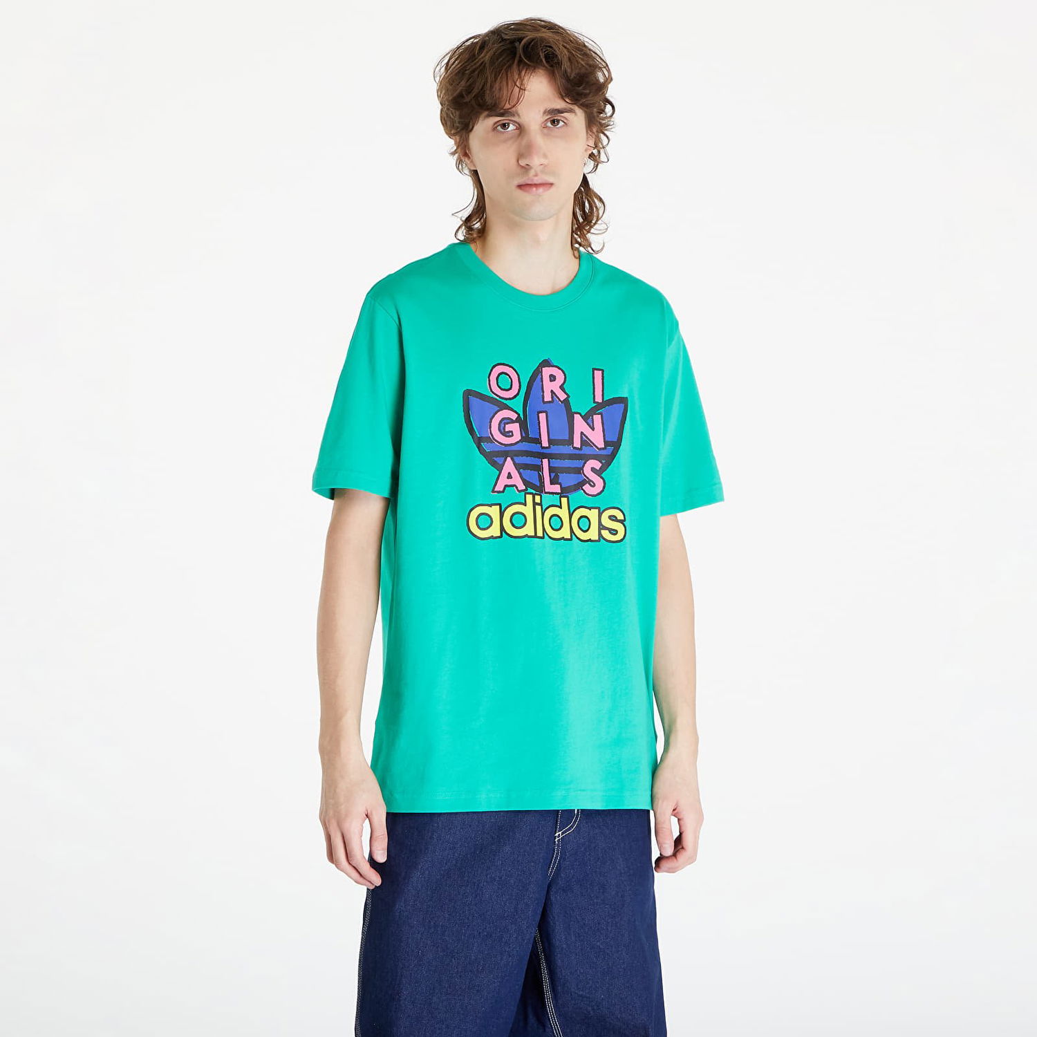 Crop Top adidas Originals TS Short Sleeve T-Shirt Tyrkysová | IS0232, 0