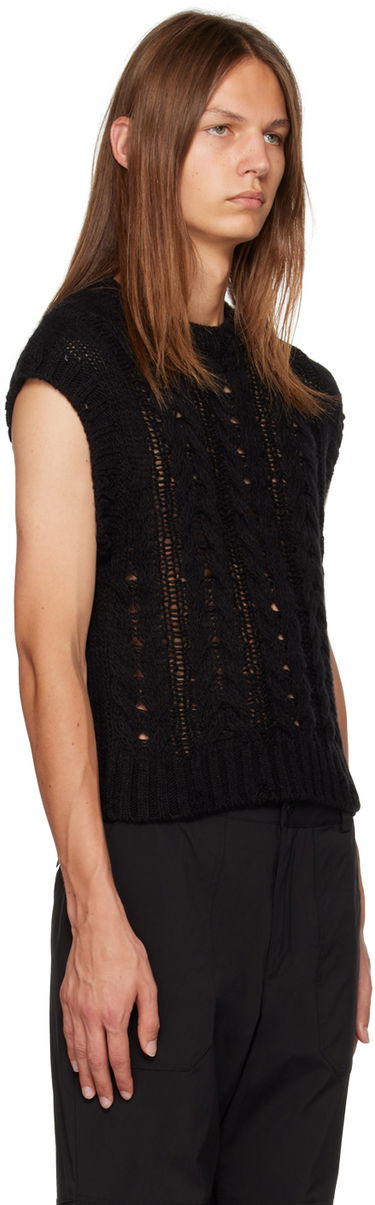 Sveter Han Kjøbenhavn Han Kjobenhavn Crewneck Knitted Sweater Vest Čierna | M-132697, 1