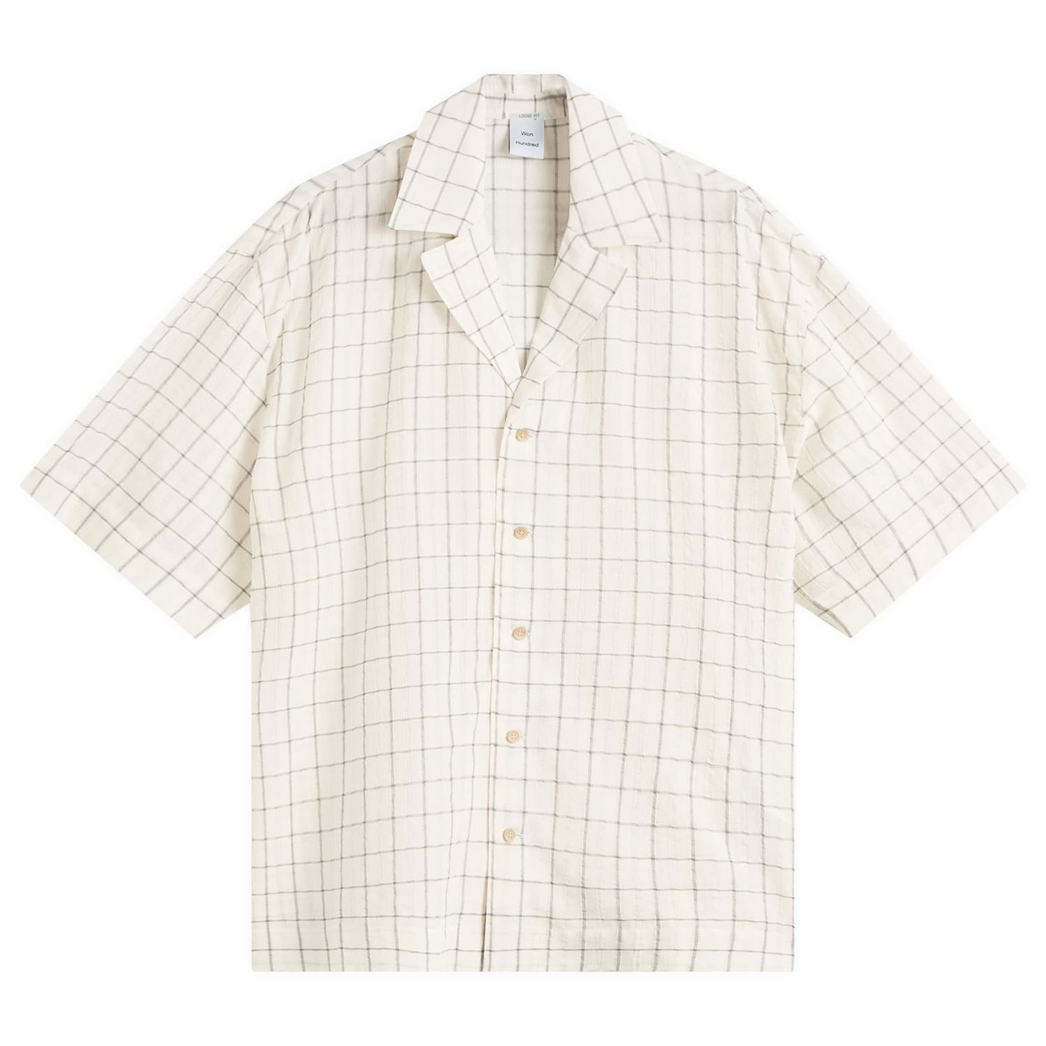 Košeľa Won Hundred Won Hundred Desmond Vacation Shirt, Size Small Béžová | 3703-14283, 0