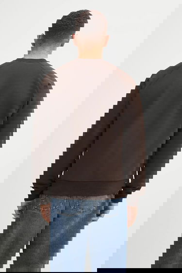 Mikina Carhartt WIP Chase Sweatshirt Hnedá | I033660-00W.XX, 4