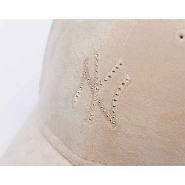 Šiltovka New Era MLB Diamante Velour 9FORTY NY Yankees Adjustable Hat Béžová | 60595352, 5