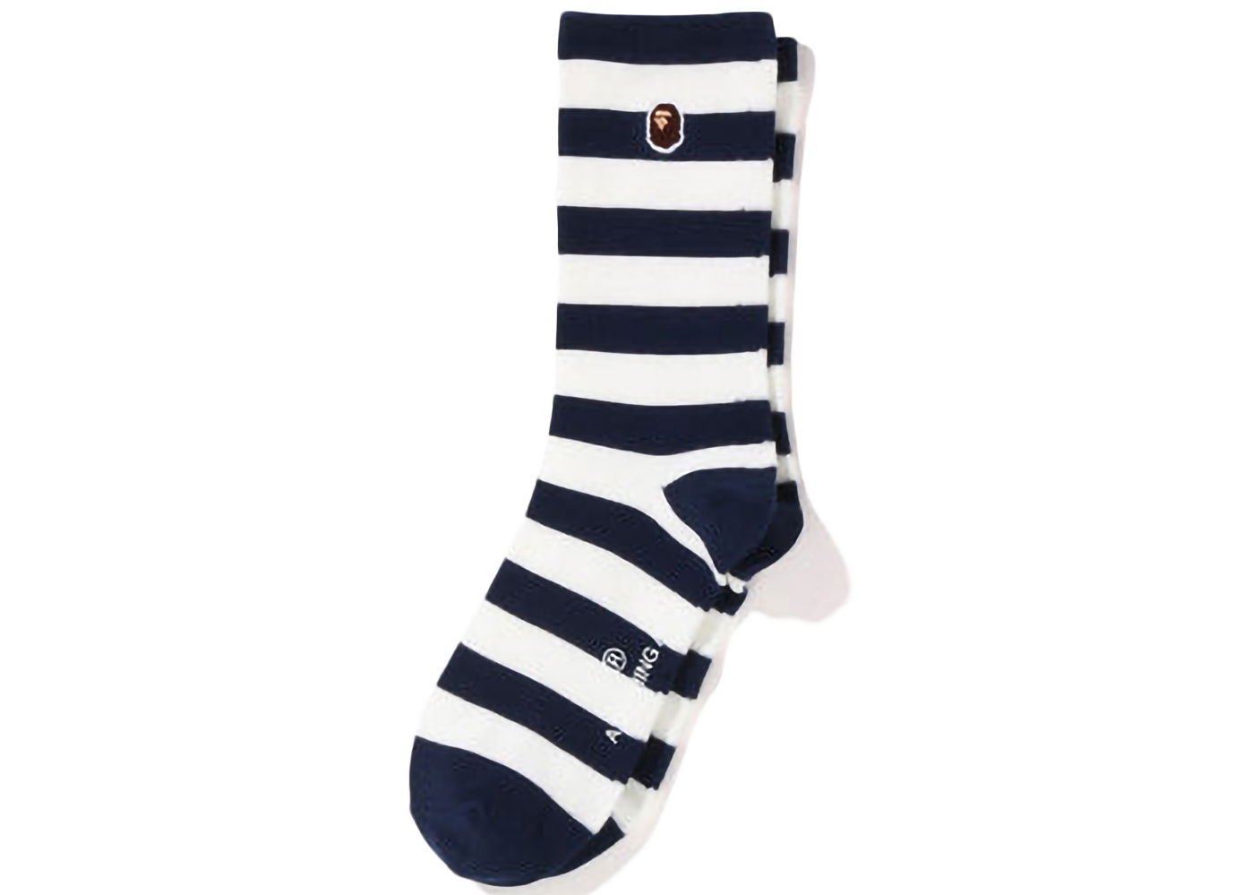 Ponožky BAPE Ape Head One Point Hoop Socks Navy | 1I25-184-001, 0
