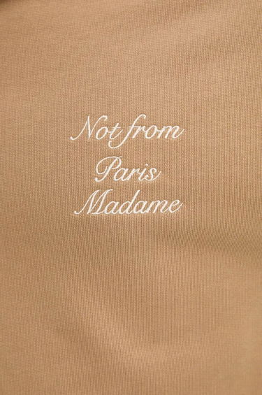 Mikina Drôle de Monsieur Slogan Calligraphy Hoodie Béžová | E.HO168.CO127.IBN, 4