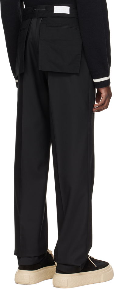 Nohavice Maison Margiela MM6 Maison Margiela Creased Trousers Čierna | SH0KA0035 M35227, 2