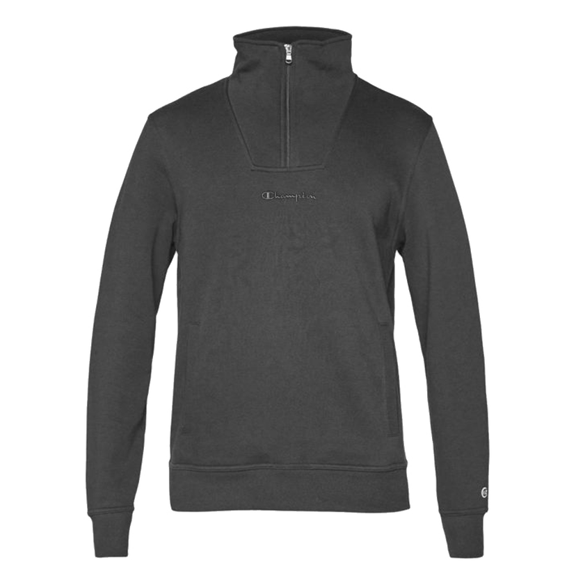Mikina Champion Stand-Collar Half-Zip Sweatshirt Čierna | 221229-KK022