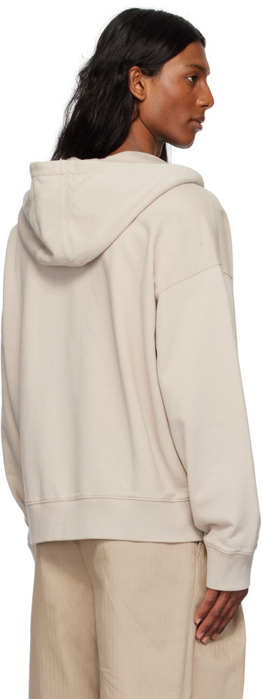 Mikina MAISON KITSUNÉ Maison Kitsuné Bold Fox Head Patch Oversize Fullzip Hoodie Béžová | OM02138KM0001, 2