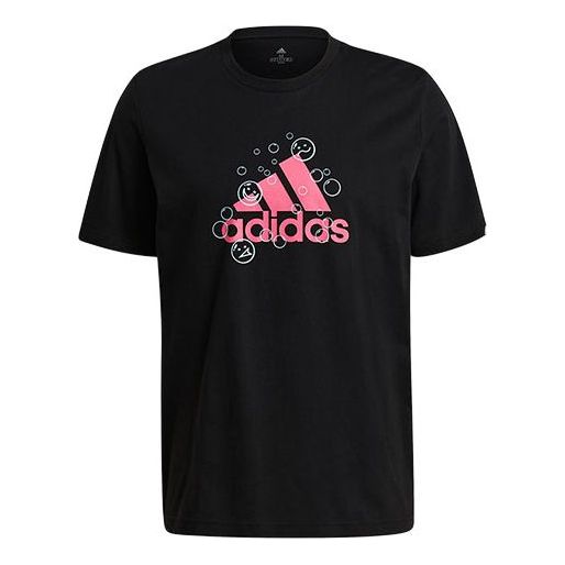 Tričko adidas Originals Smly Bbls Casual Sports Round Neck Short Sleeve T-Shirt Čierna | GL3696