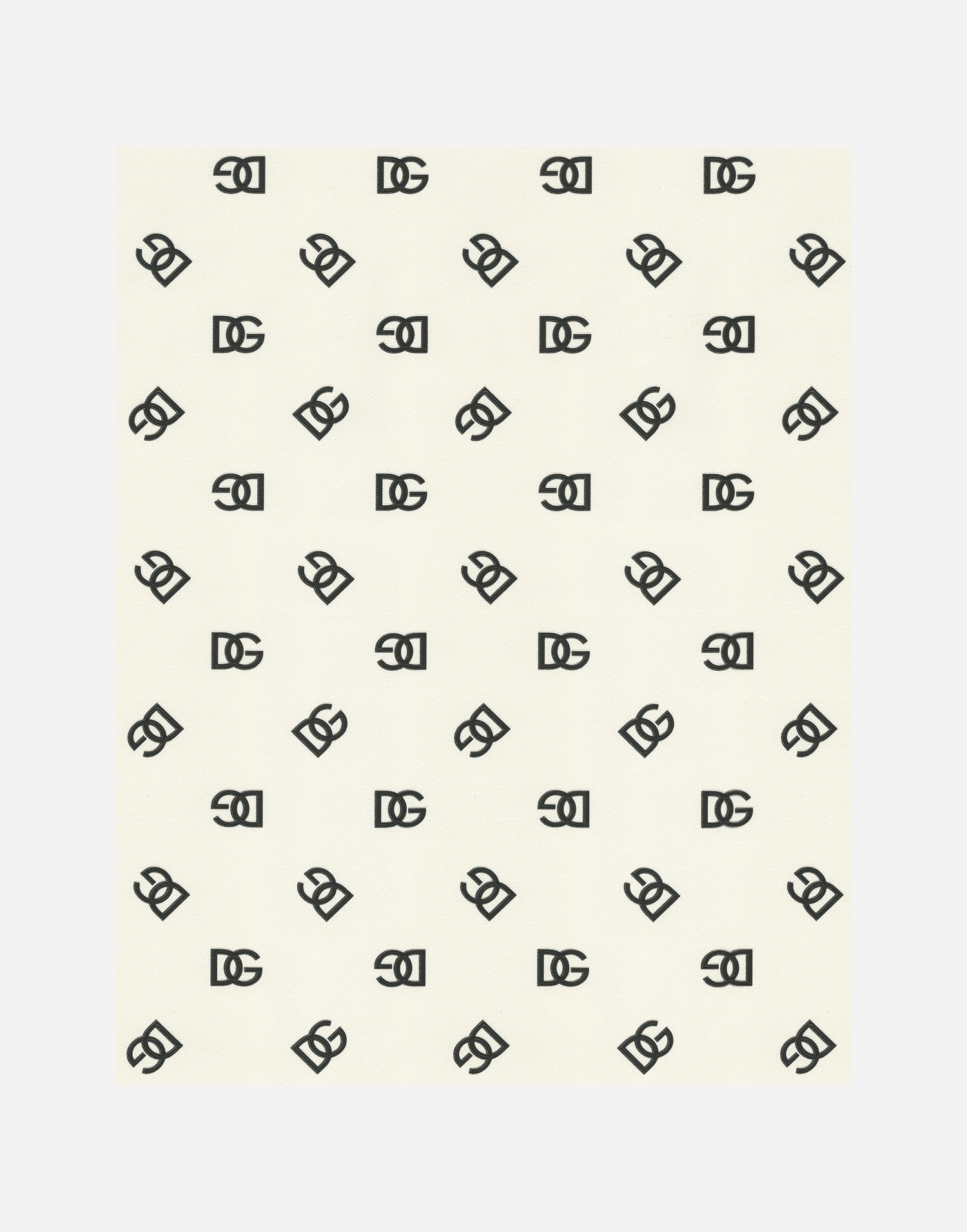 Home decor Dolce & Gabbana Wallpaper with logo print Biela | TCW007TCAHOU0075, 0