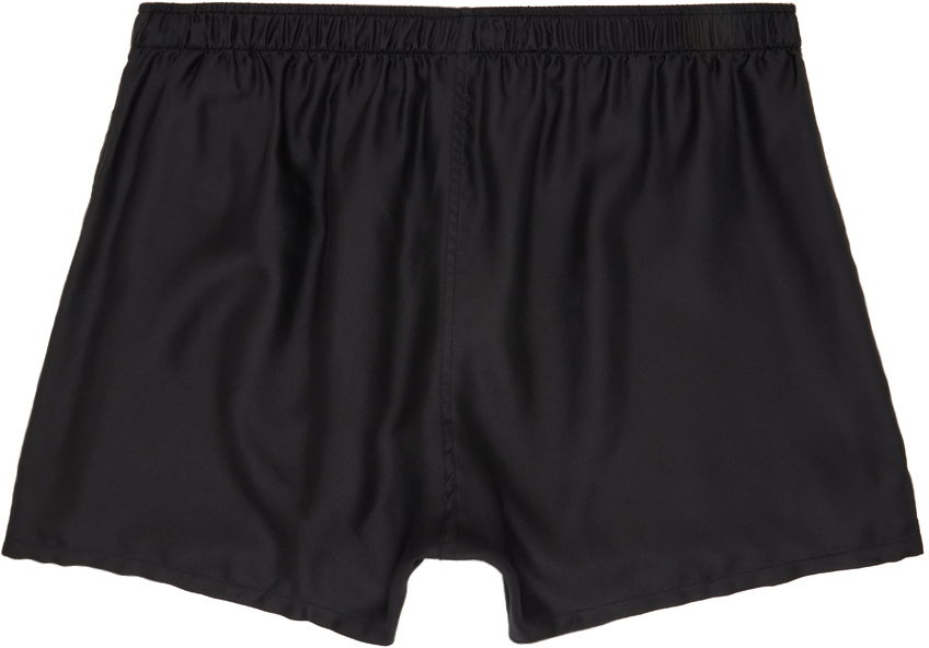 Black Silk Boxers