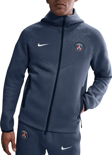 Mikina Nike PSG Tech Fleece Full-Zip Hoodie Modrá | hj6432-491, 0