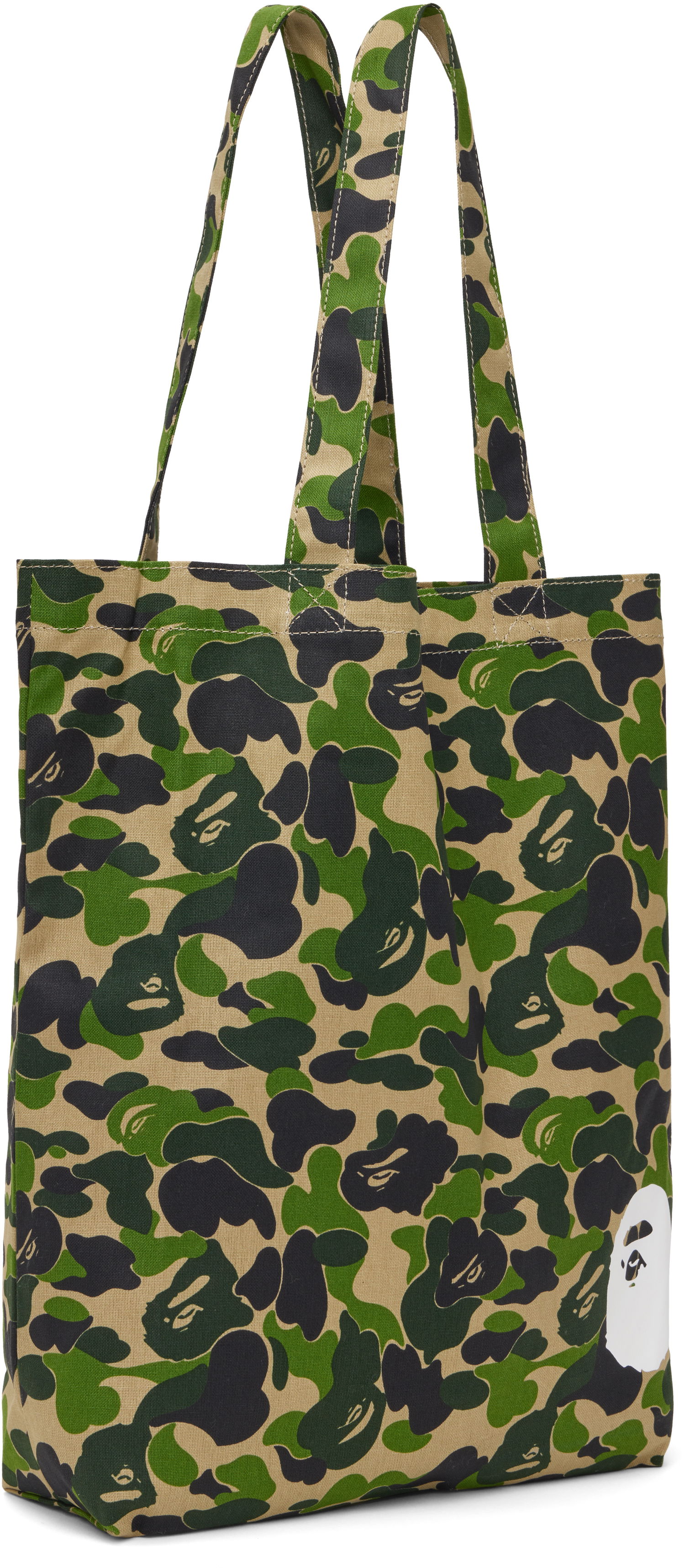 Tote bag BAPE A Bathing Ape ABC Camo Tote Bag Zelené | 001BAK801010M, 1