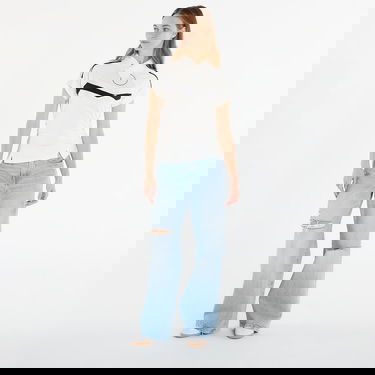 Tričko adidas Performance Reconstructed Mock Neck Short Sleeve Top Biela | KC6531, 3